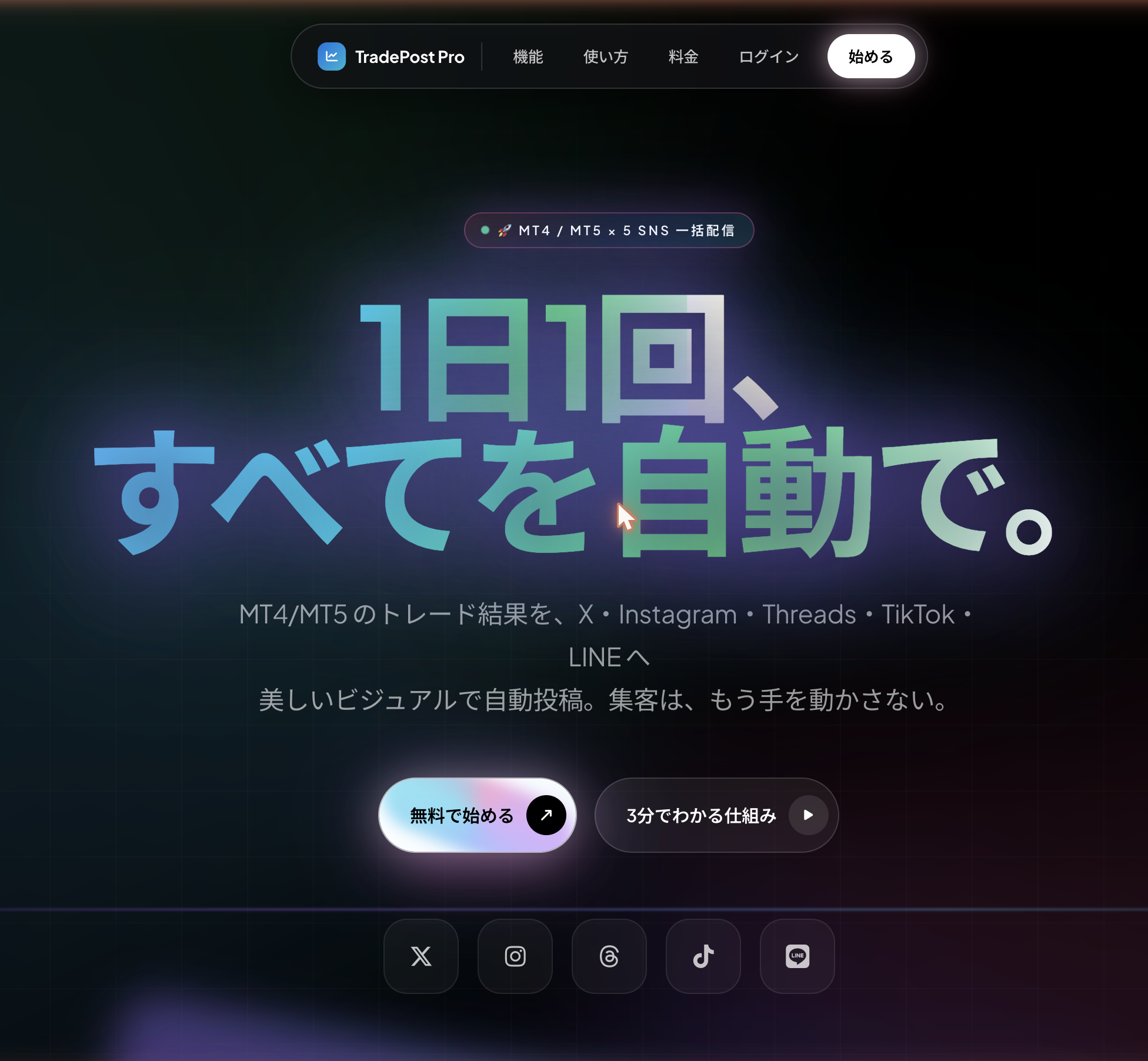 マルチSNS自動投稿ツール